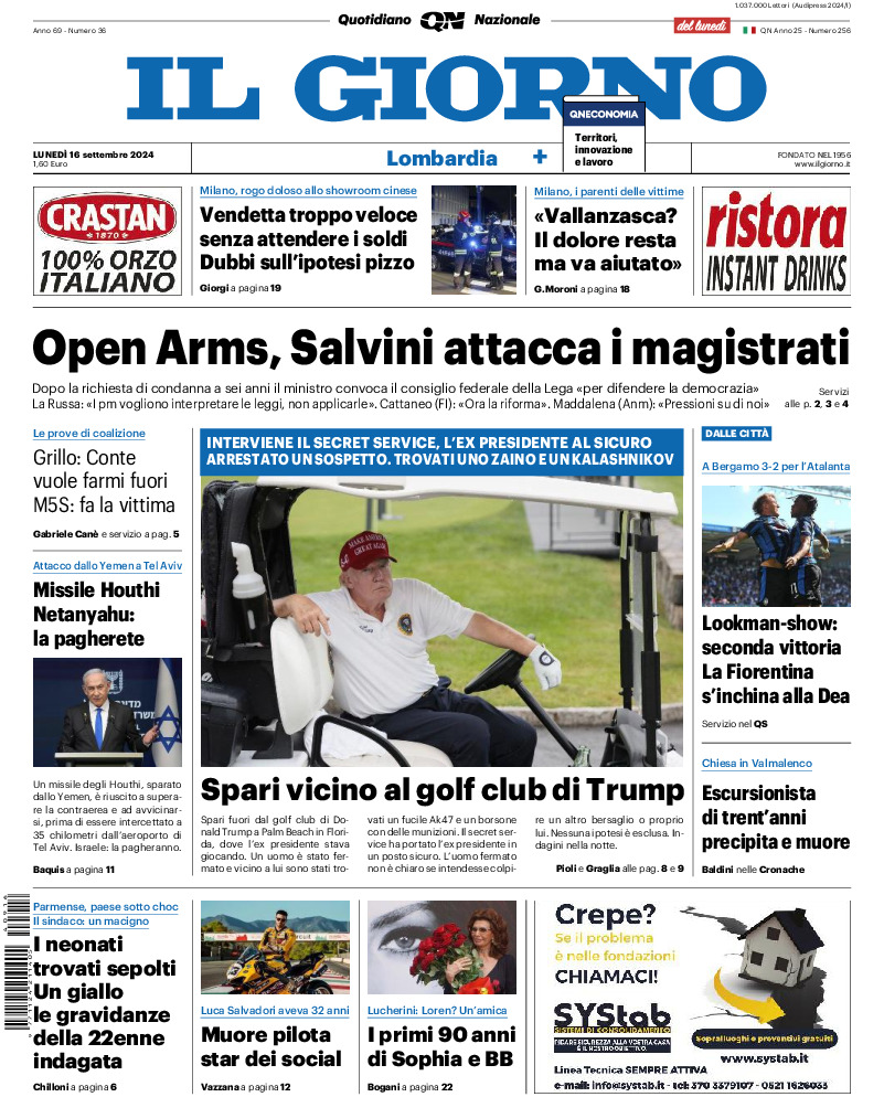 Prima-pagina-il giorno-edizione-di-oggi-20240916